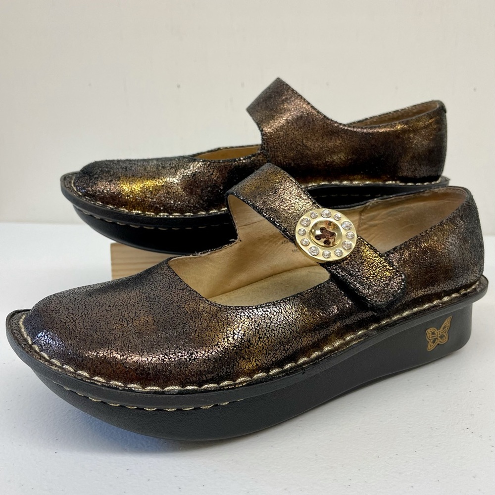 (SOLD) Alegria Paloma Multi Soft Metallic Sz 37 (7 - 7.5)